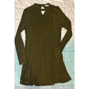 Altar'd state Long Sleeve Laced dress Size Medium